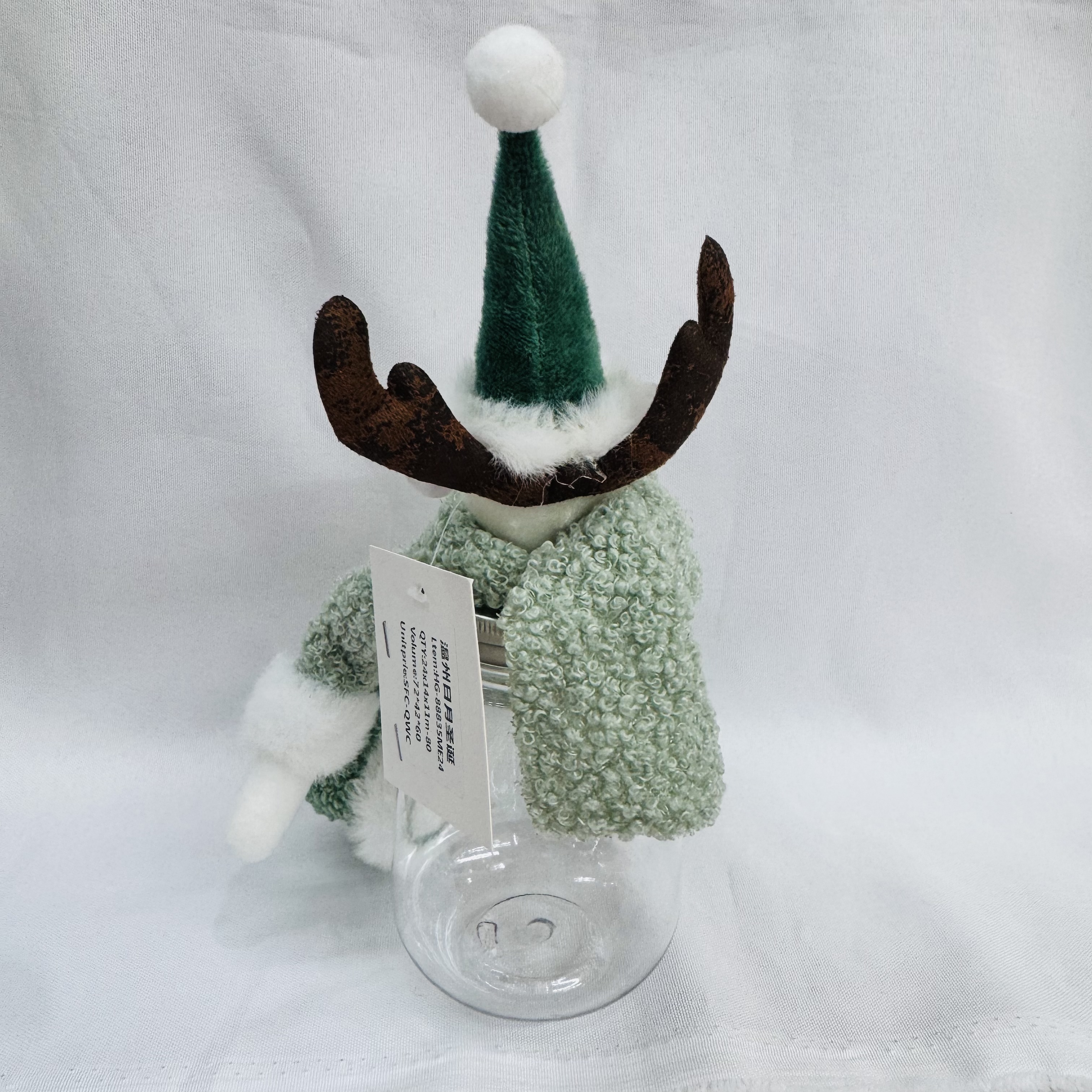 Christmas decoration candy jar detail image 3