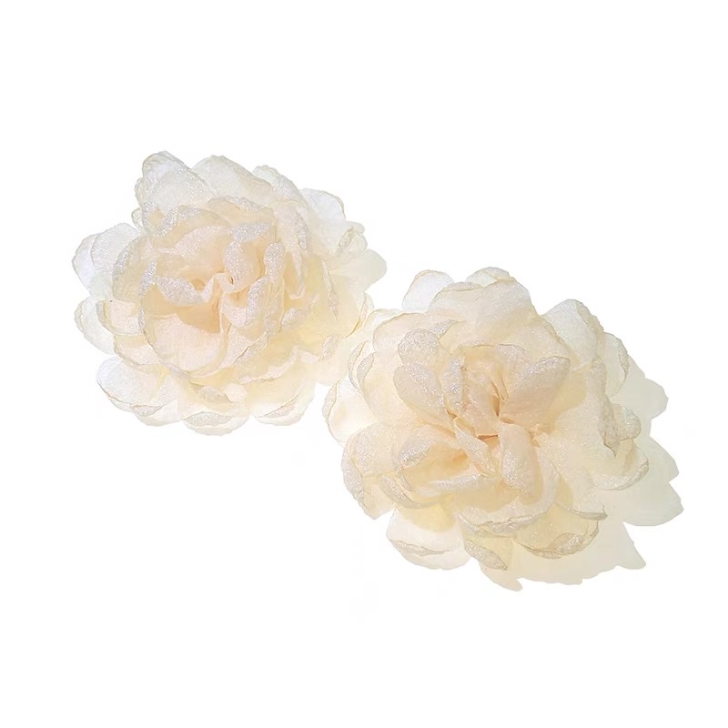 浪漫花期森系清新花朵纱布少女心夸张耳环夸张新娘名媛度假耳饰夏耳饰耳饰耳饰耳饰耳饰详情图6