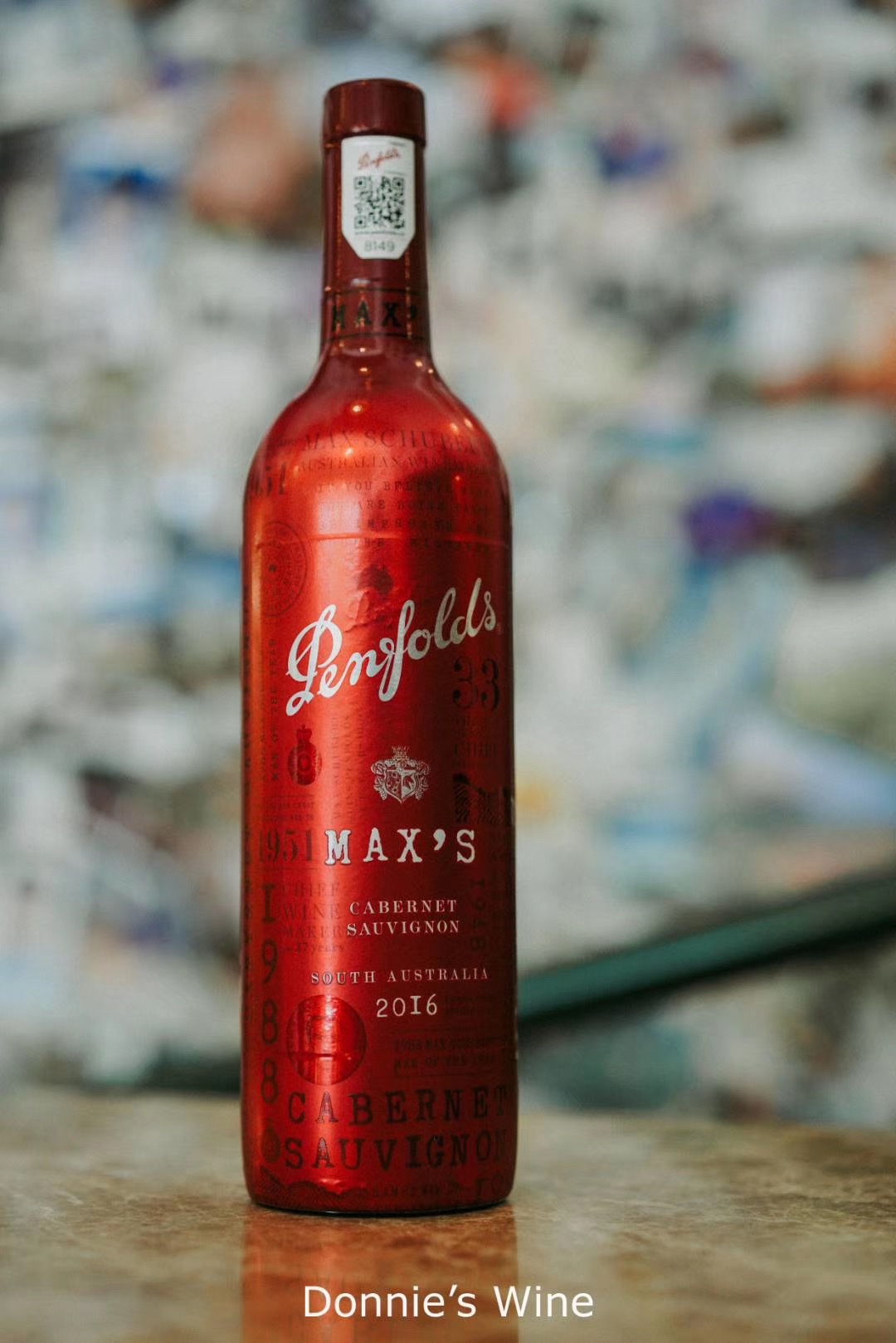 Penfolds Max Cabernet Sauvignon Dry Red Wine imported from Australia in its original packaging Specification image