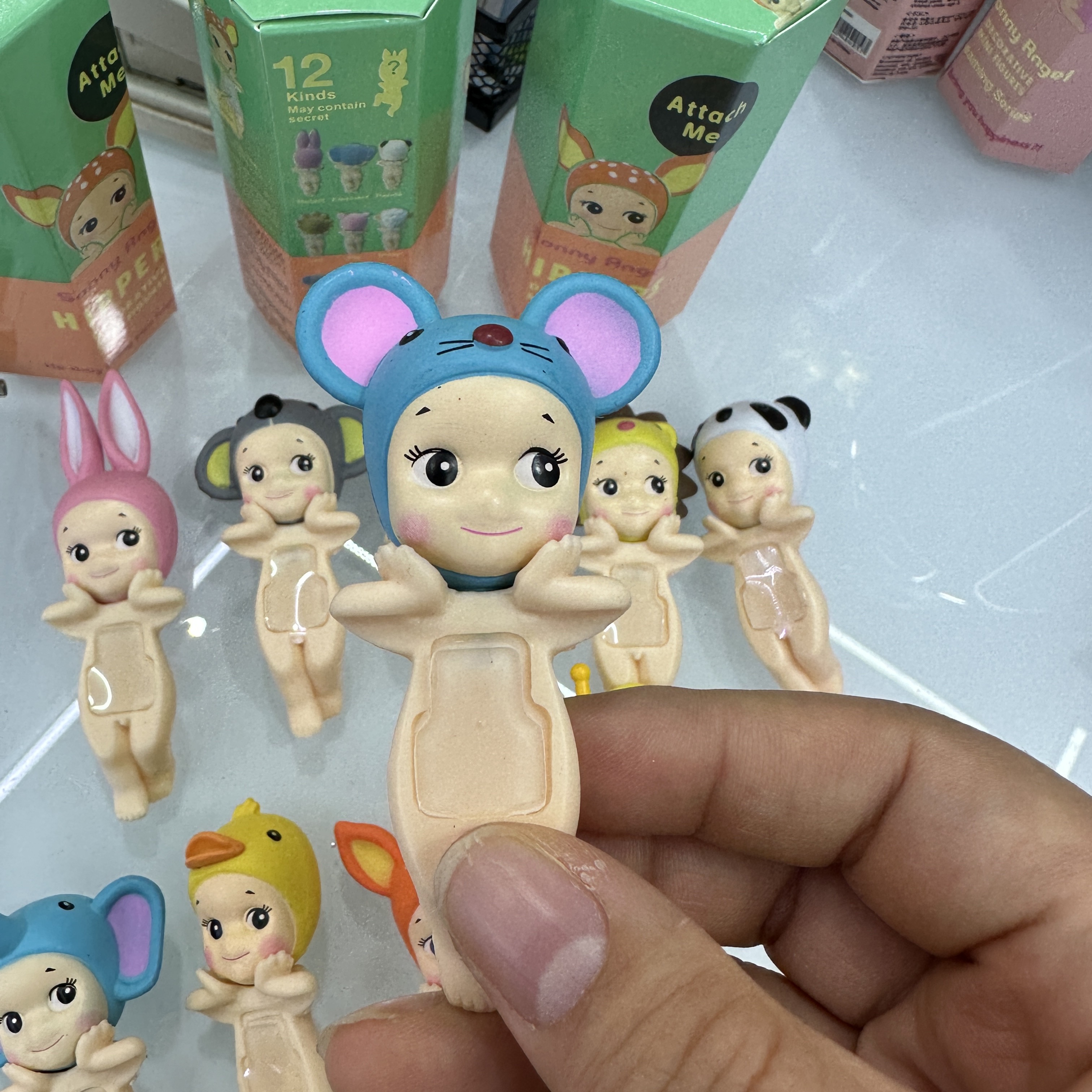 Animal type party angel computer mobile phone decoration cartoon figure doll toy wholesale full figure