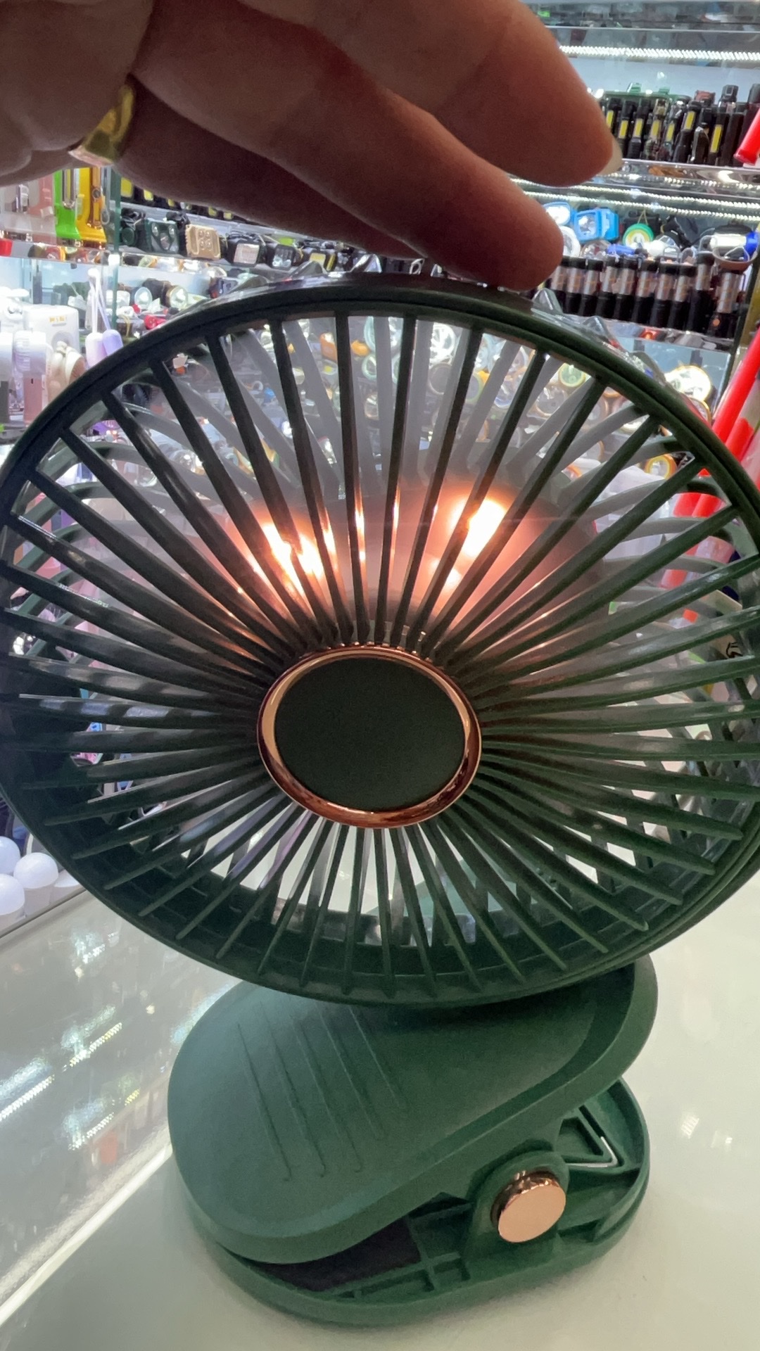 风扇/小风扇/手持高速风扇/挂脖风扇/五孔风扇细节图