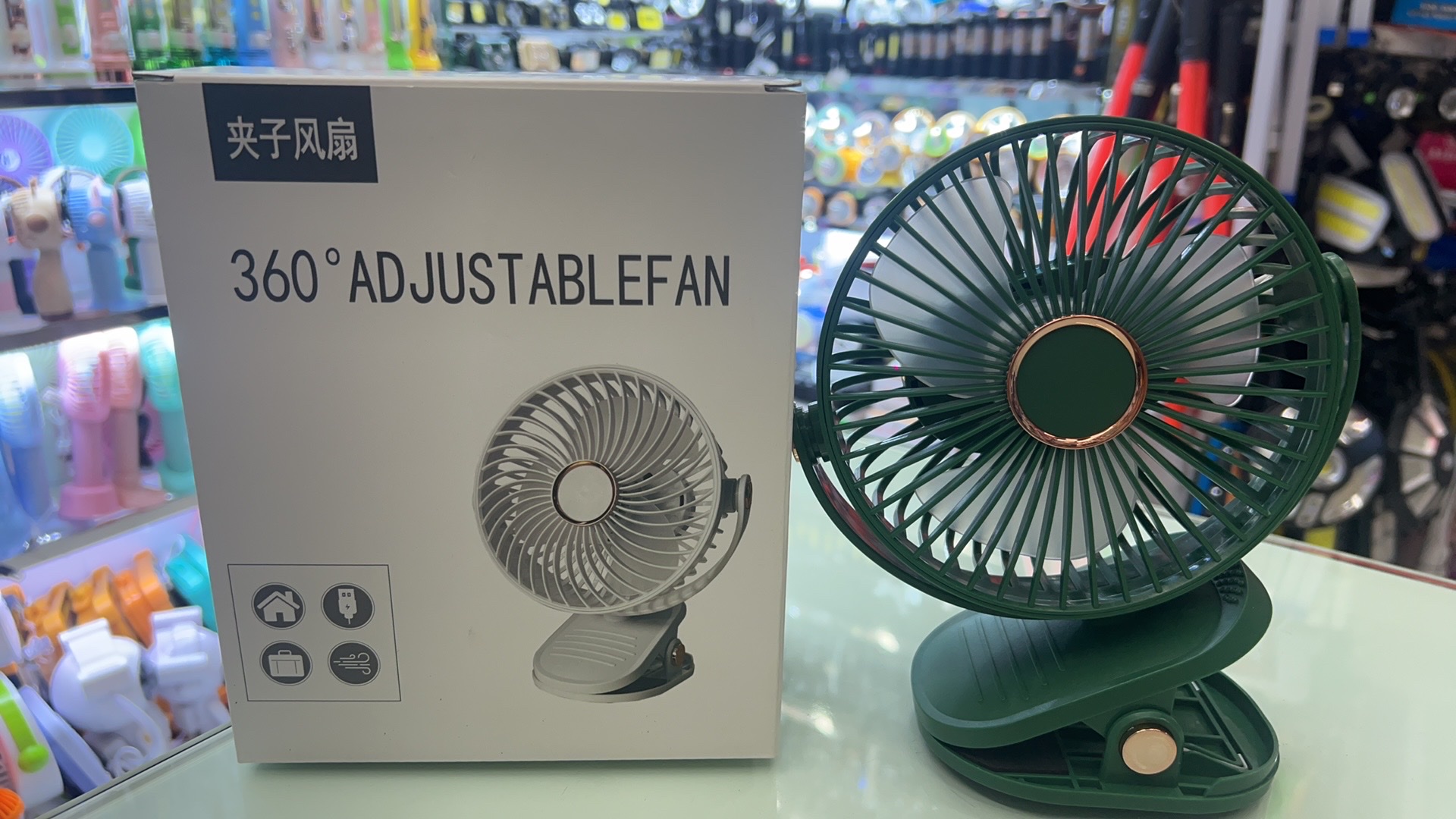 风扇/小风扇/手持高速风扇/挂脖风扇/五孔风扇产品图