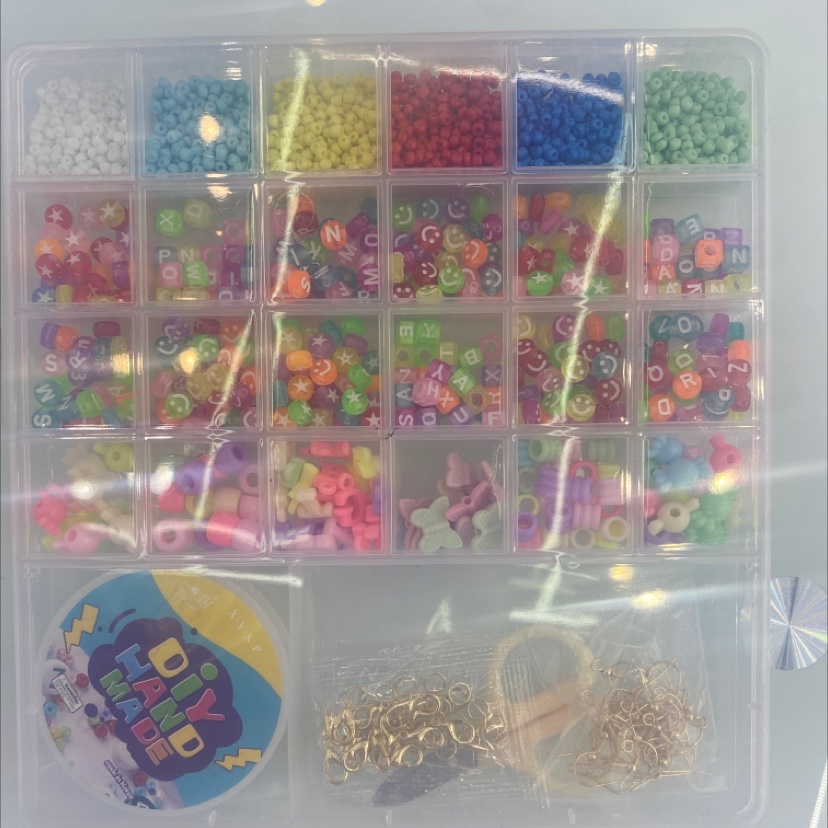 DIY串珠 手串 项链 饰品不锈钢十字架胸卡夹扣九字针圣诞亮片配件朋克木块产品图