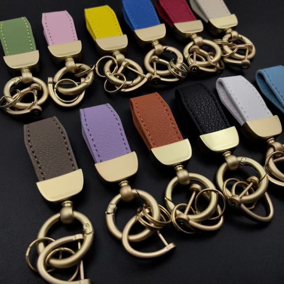 DIY饰品配件法式迷你小羊皮汽车钥匙扣泡泡萌粒改造搭配钥匙链圈详情图3