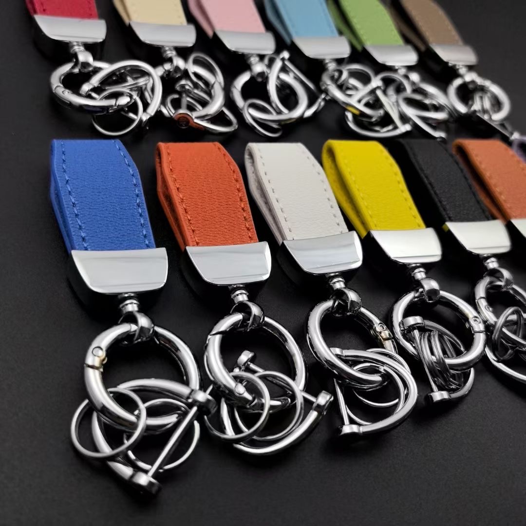 DIY饰品配件法式迷你小羊皮汽车钥匙扣泡泡萌粒改造搭配钥匙链圈详情图4