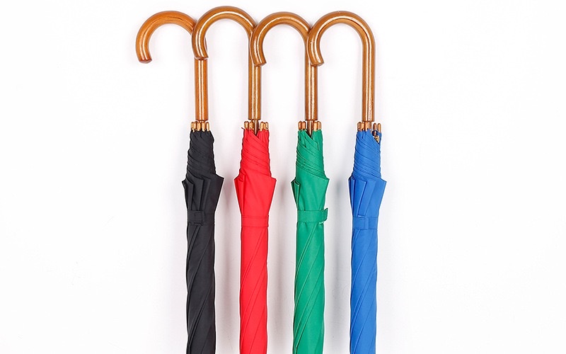 23寸木中棒木弯柄木伞珠雨伞可定logo制直杆伞广告礼品长柄雨伞定制详情图13