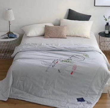 新款彩棉磨毛加羽丝棉夏被舒适保暖被子 轻柔被芯 高品质睡眠享受