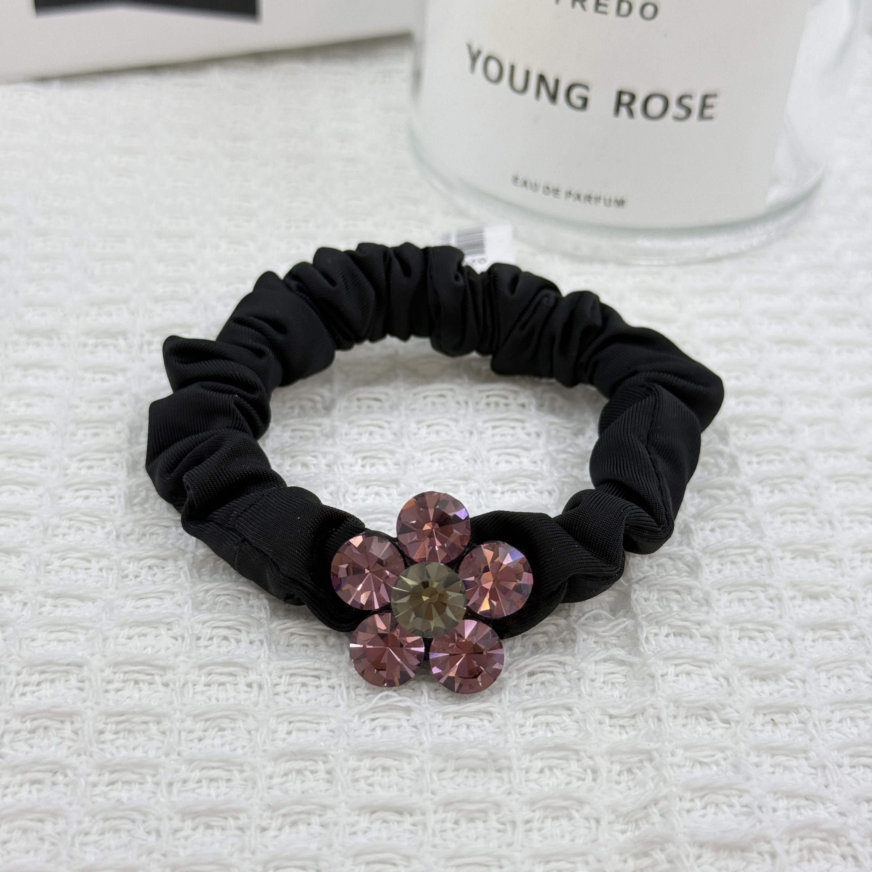 Fansi Accessories: Fashionable ultra-soft fabric hair ties, leather band hair ties, women's summer forest-style headwear, hair ties and hair accessories
