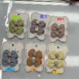 Half the Sky Fabric 3473 store: Tweed small flower accessories, hairpin accessories, beaded decorative tweed flower accessories, iron ring fixation, elegant ladies' hair accessories, hairpin accessories, tweed small flower accessories, tweed flower matching details Picture