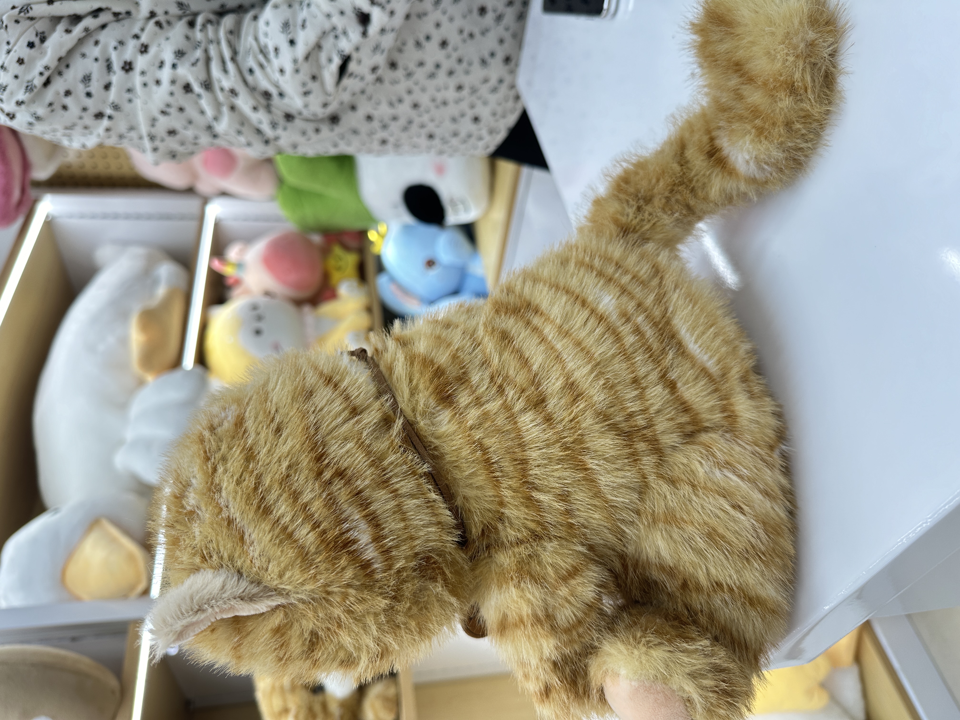 仿真花纹猫咪玩偶毛绒玩具小猫猫公仔趴趴抱枕女孩布娃娃儿童礼物详情图2