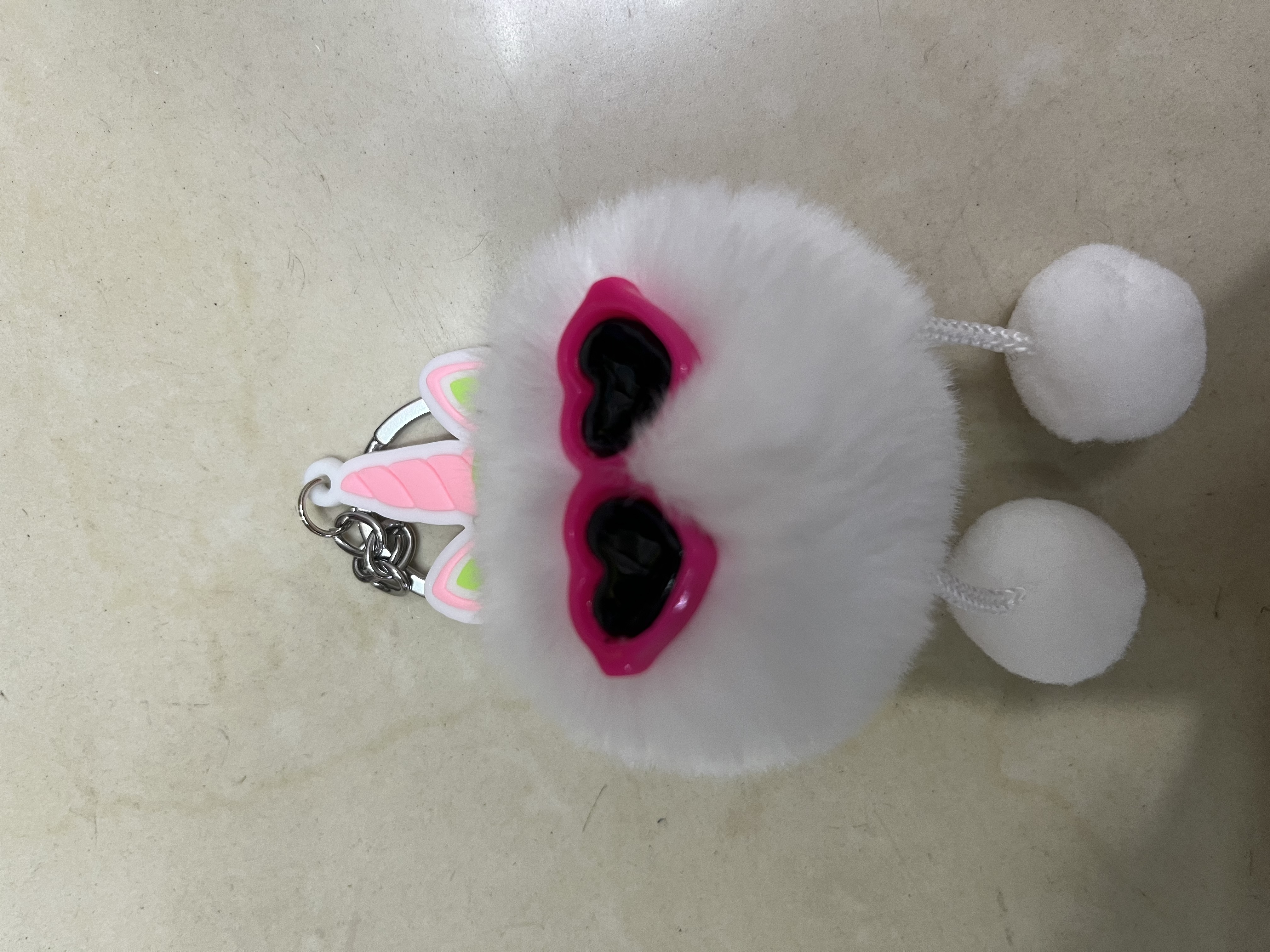 毛绒挂件 钥匙扣女2024款可爱款式 钥匙扣配件 潮流新品 车钥匙挂饰详情图9