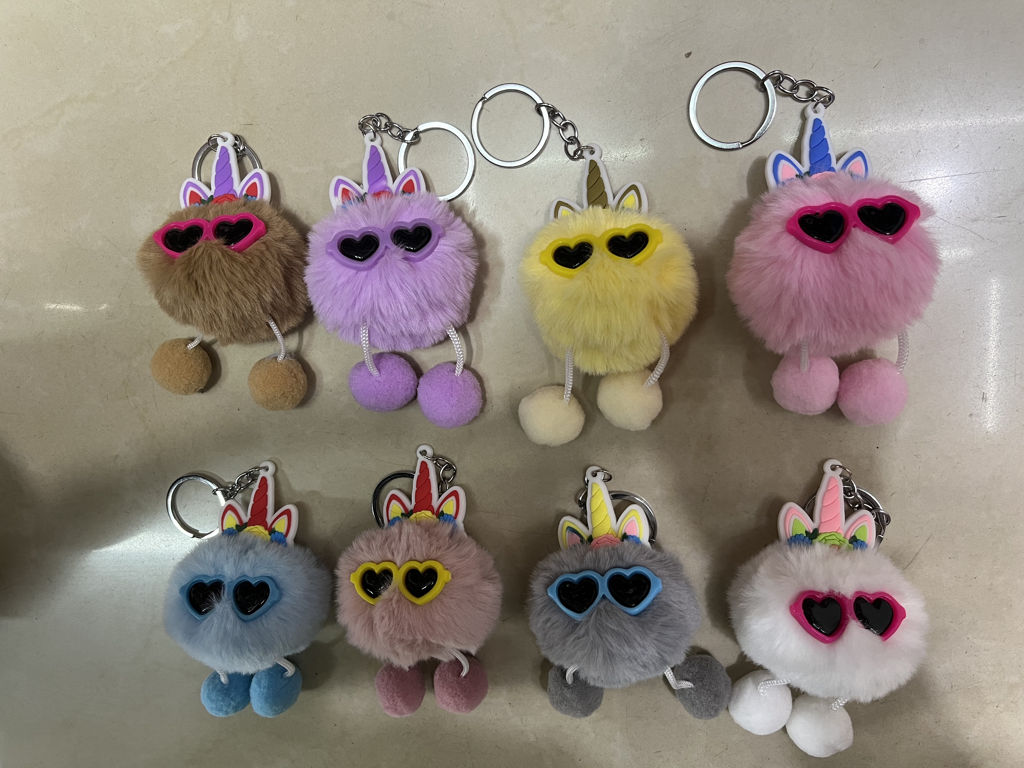 毛绒挂件 钥匙扣女2024款可爱款式 钥匙扣配件 潮流新品 车钥匙挂饰详情图2