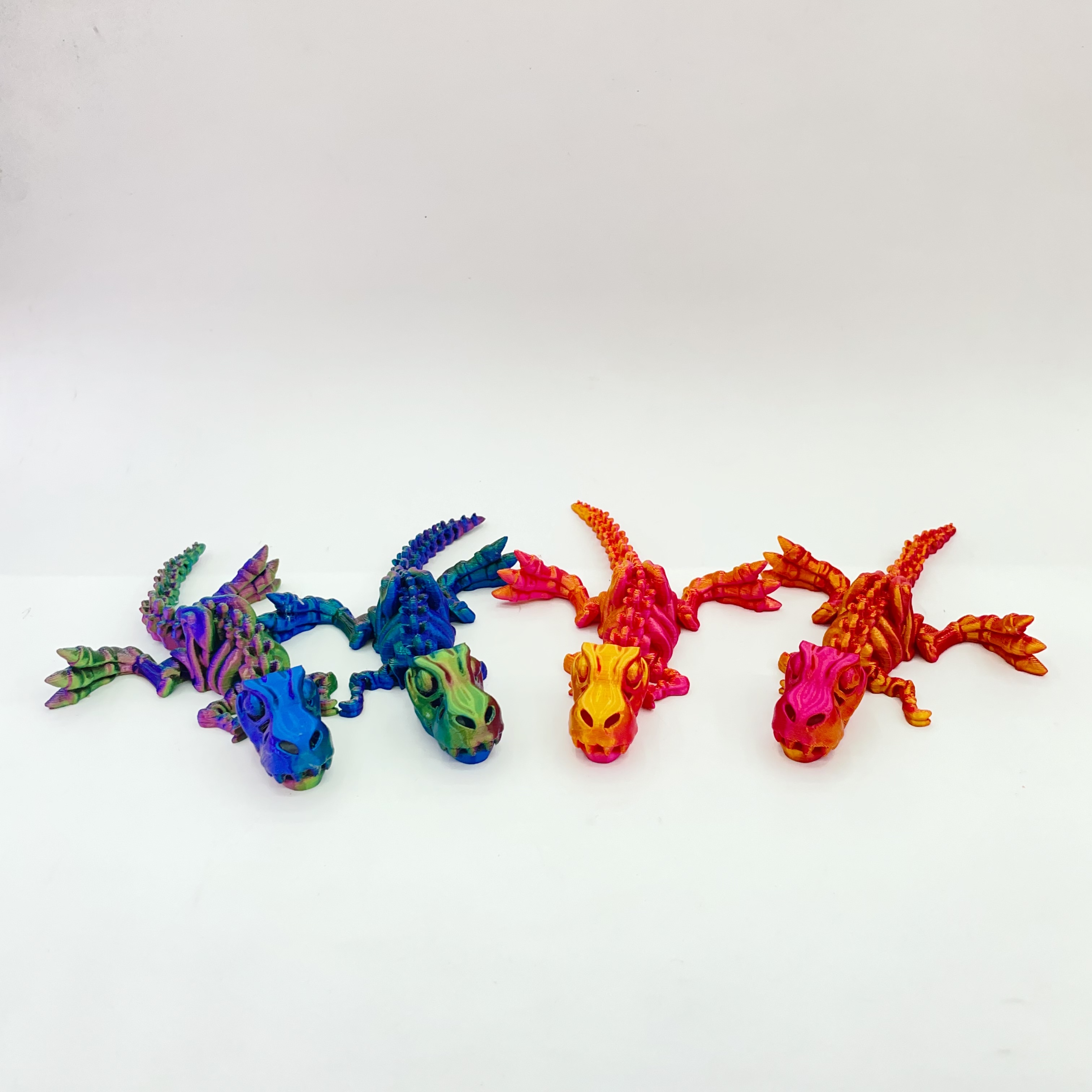 欣飞塑胶玩具，热销玩具，网红款3D打印技术，龙，蛇，恐龙，款式新颖详情图9