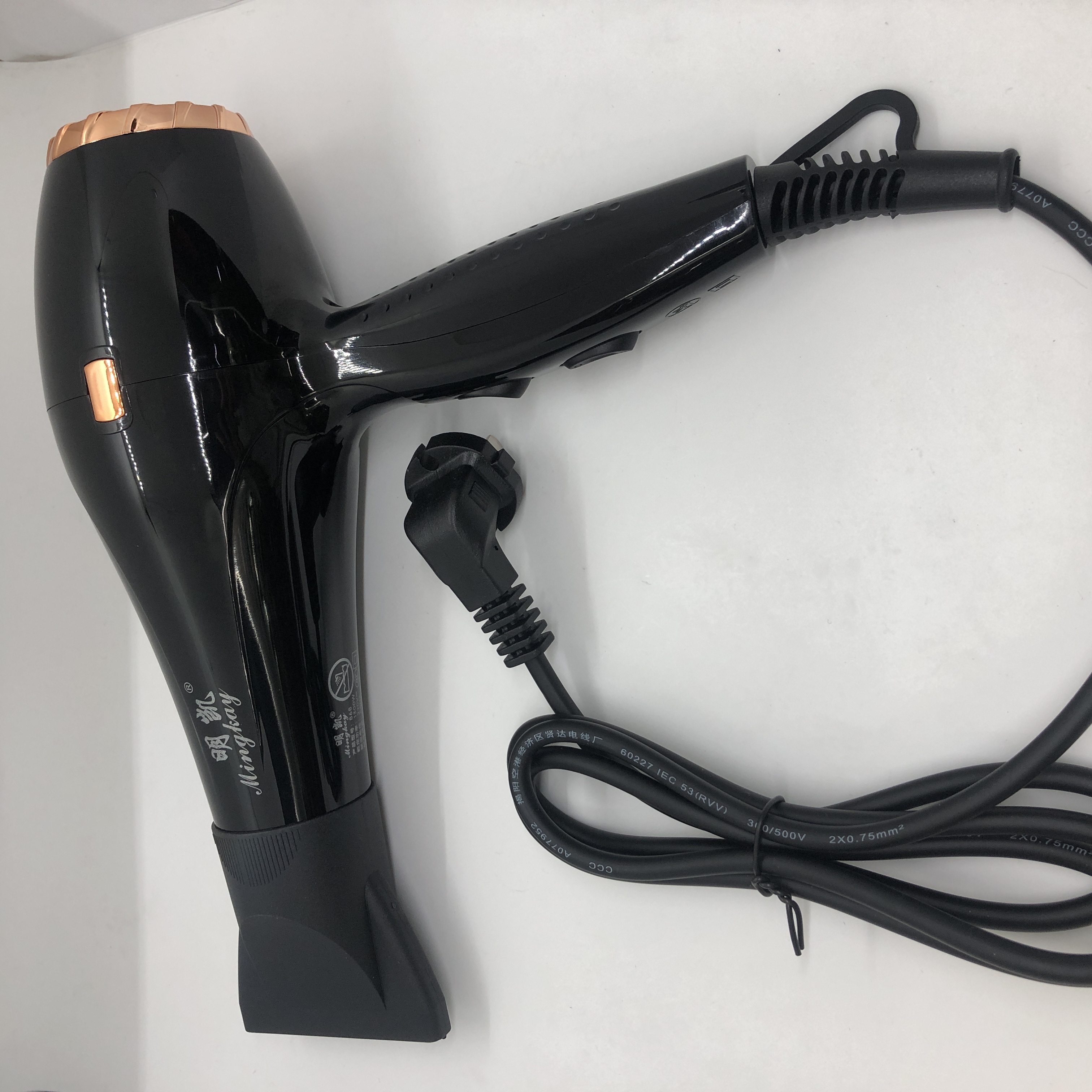 Mingkai New national Standard 868 household hair dryer, gift machine, black details Picture