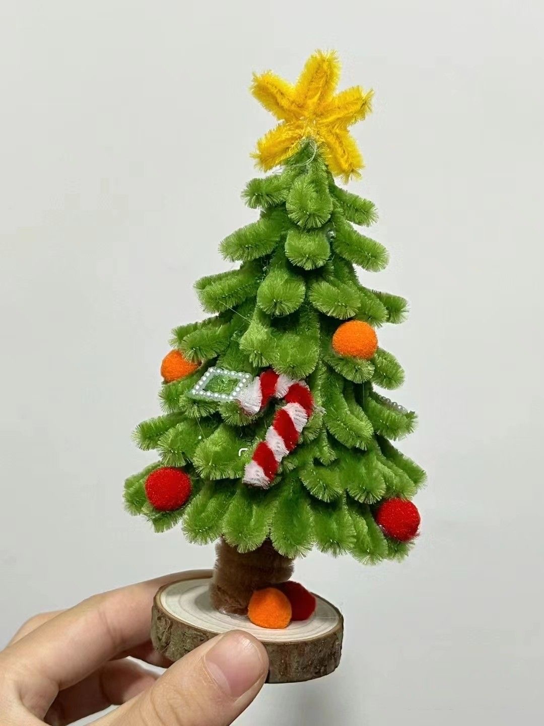 DIY Christmas Tree creative handmade Twist stick Christmas decoration Kindergarten student handmade material package Material package detail image 2