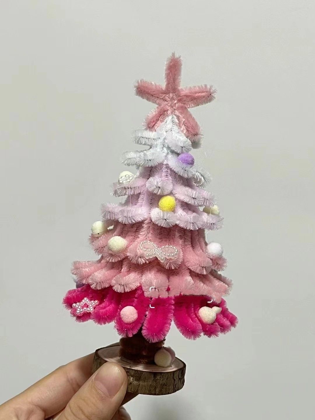 DIY Christmas Tree creative handmade Twist stick Christmas decoration Kindergarten student handmade material package Material package detail image 4