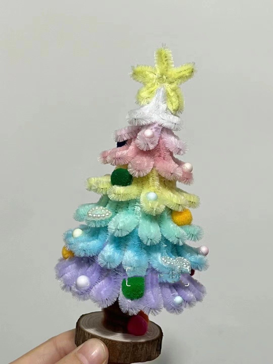 DIY Christmas Tree creative handmade Twist stick Christmas decoration Kindergarten student handmade material package Material package detail image 5