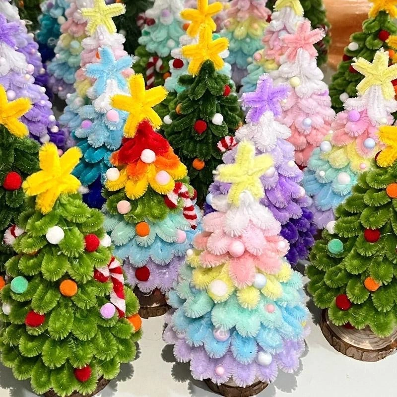 علبة شجرة عيد الميلاد اليدوية التي تحتوي على عصي عيد الميلاد من أجل صديقات الفتيان في عيد الميلاد detail image 6
