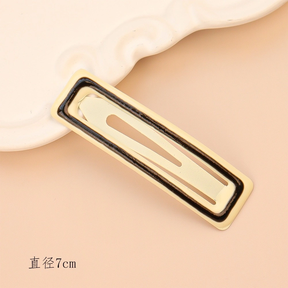 The new hairpin features a simple and creative style that won't damage the bangs on the forehead. The side clip has a duckbill clip and is a creative headpiece in the national trend series detail image 12