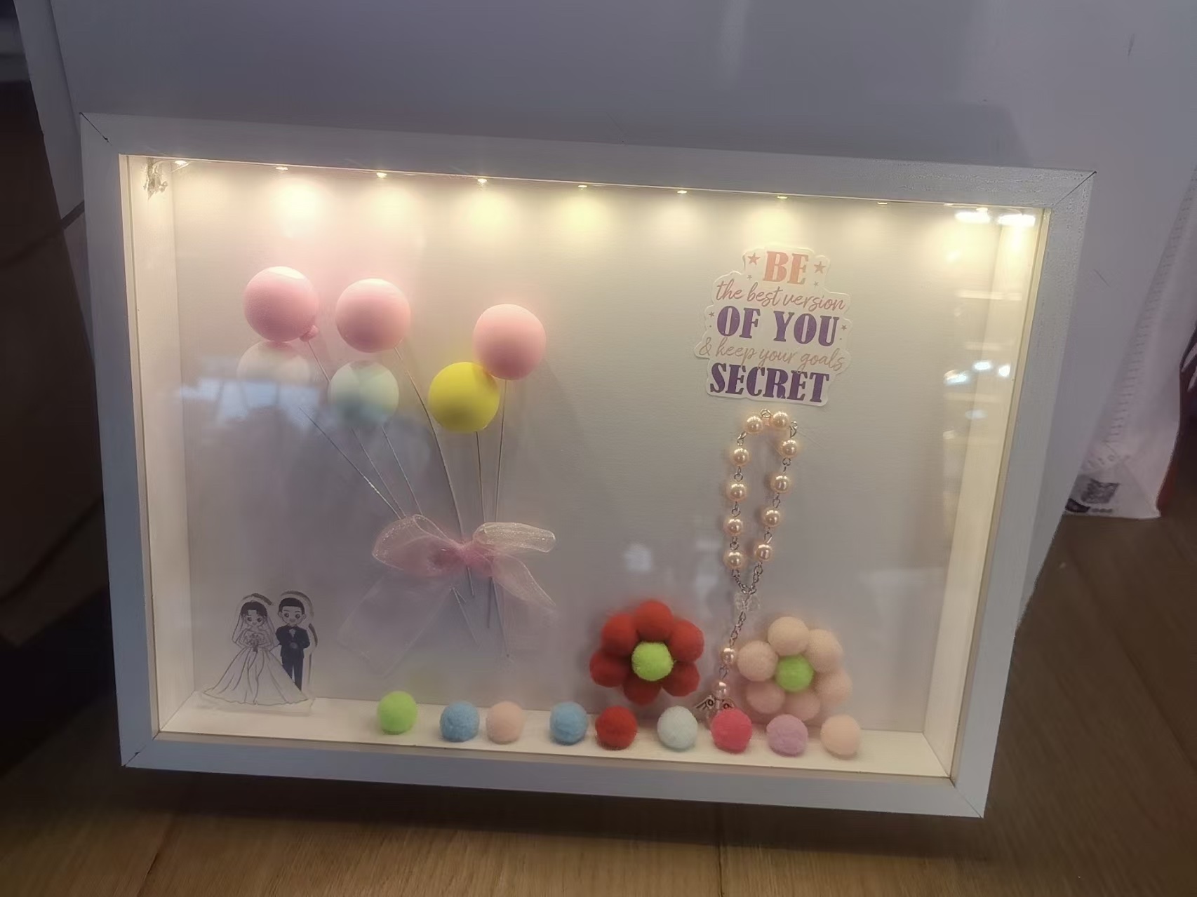 迷你玻璃瓶许愿瓶 小礼品创意手工DIY材料包 爱情友情祝福瓶装饰小物玻璃摆件相框画框送礼礼品玻璃瓶许愿瓶玻璃瓶小礼品