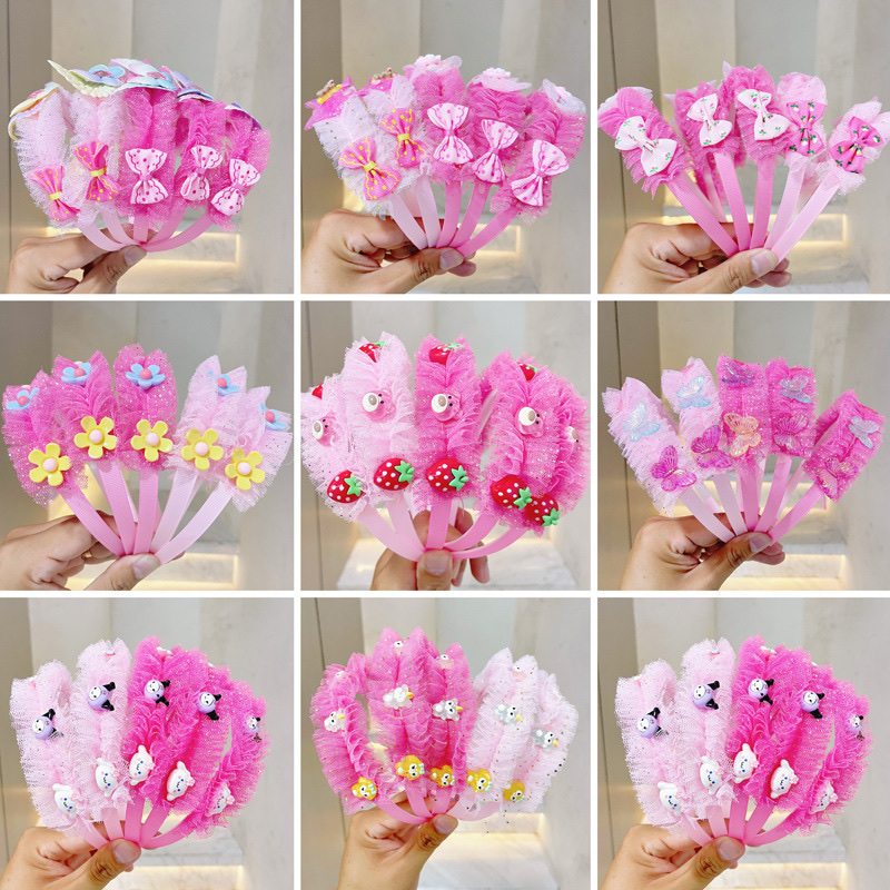 Fashionable ladies' headwear, hair bands, large intestine bands, hair ties, Korean style, sweet and simple accessories, long-lasting elasticity, no damage to hair quality, headwear, hair bands, large intestine bands detail image 2