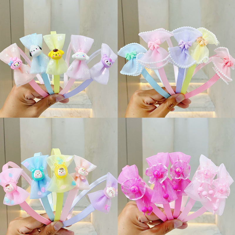 Fashionable ladies' headwear, hair bands, large intestine bands, hair ties, Korean style, sweet and simple accessories, long-lasting elasticity, no damage to hair quality, headwear, hair bands, large intestine bands detail image 10