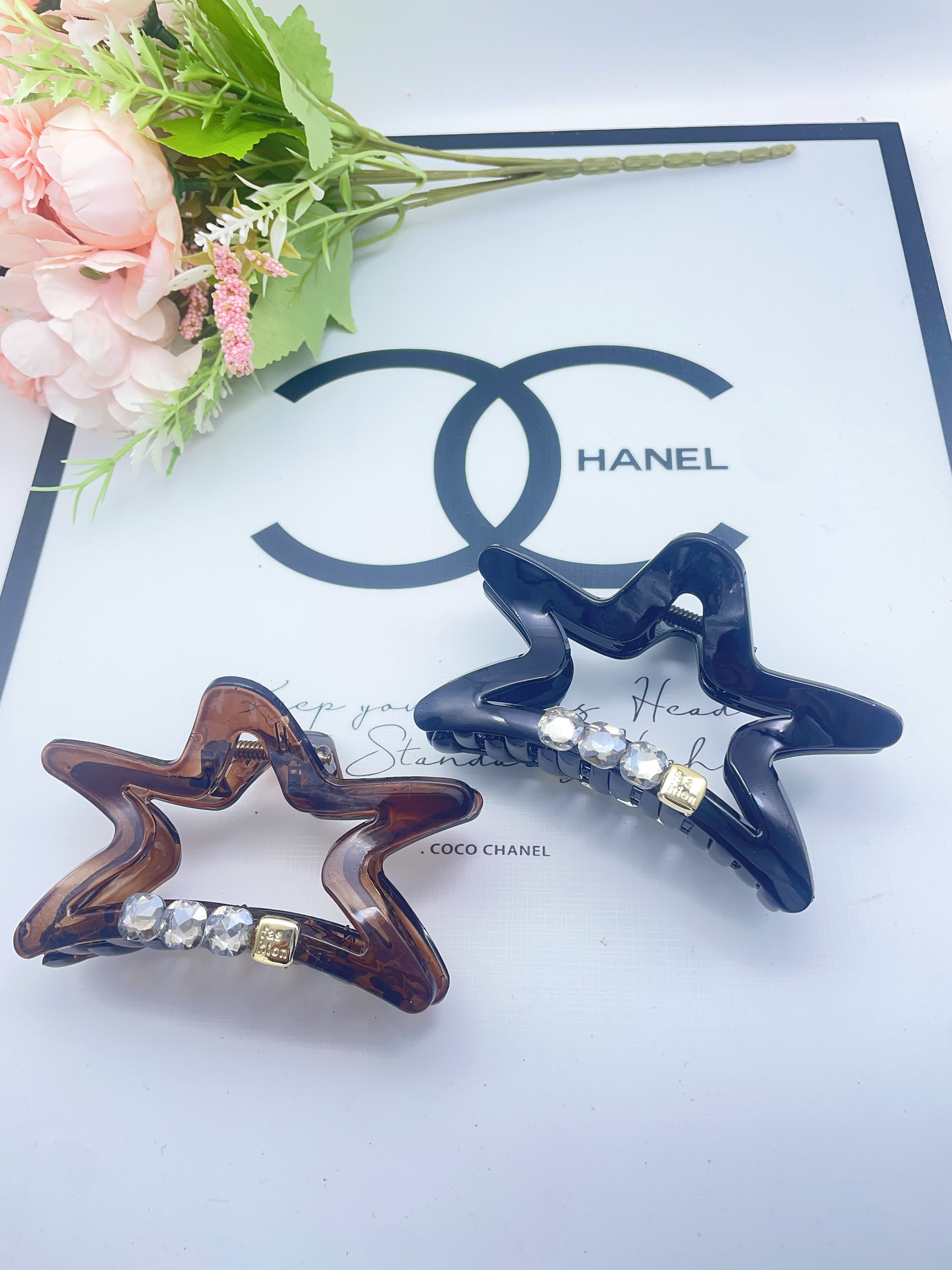 透明抓夹发卡头卡套装 时尚便捷发夹 头发固定装饰发饰发卡发卡抓夹