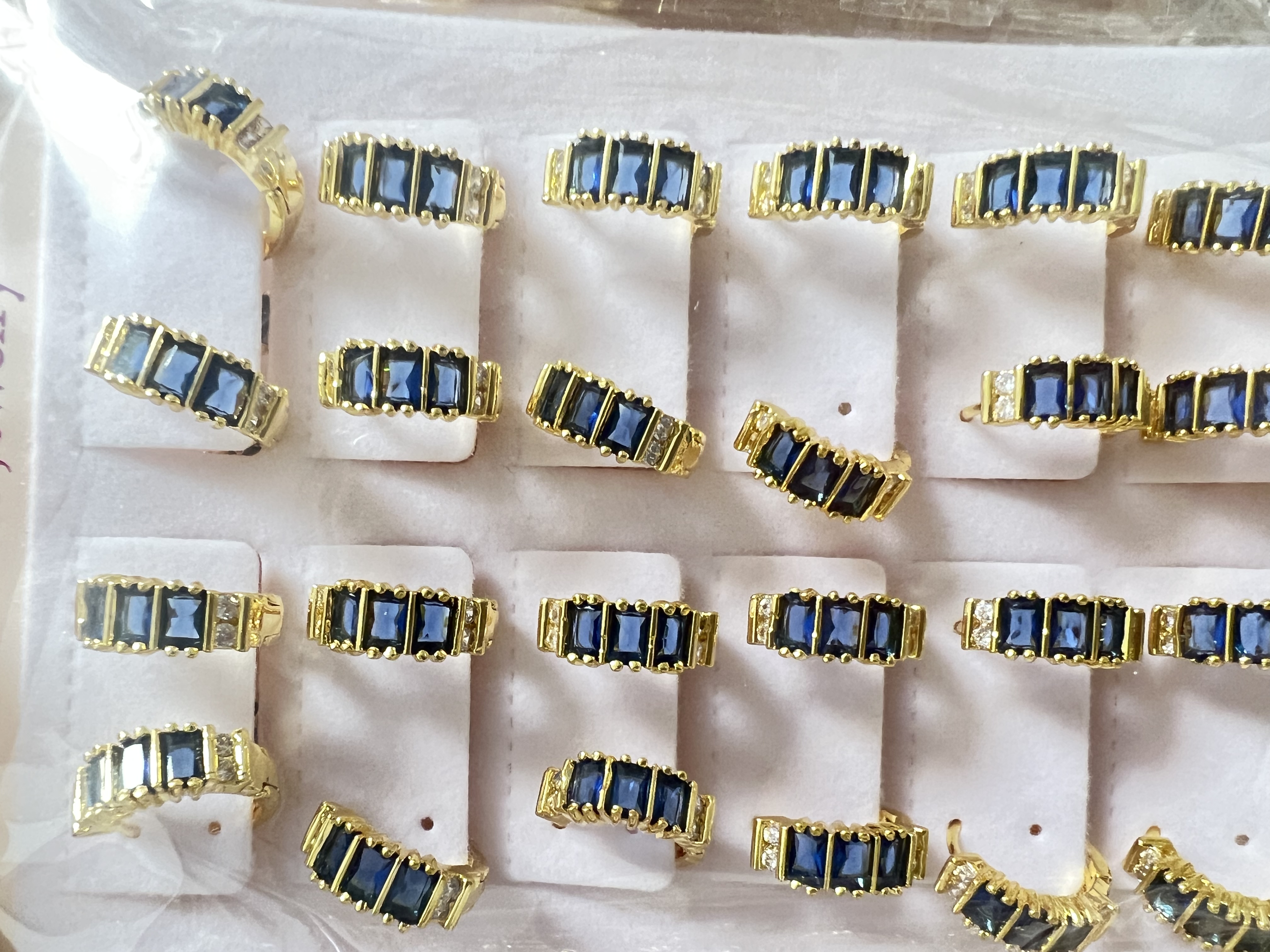 韩版时尚大方流行墨兰耳环，真金环保电镀，珊珊饰品195