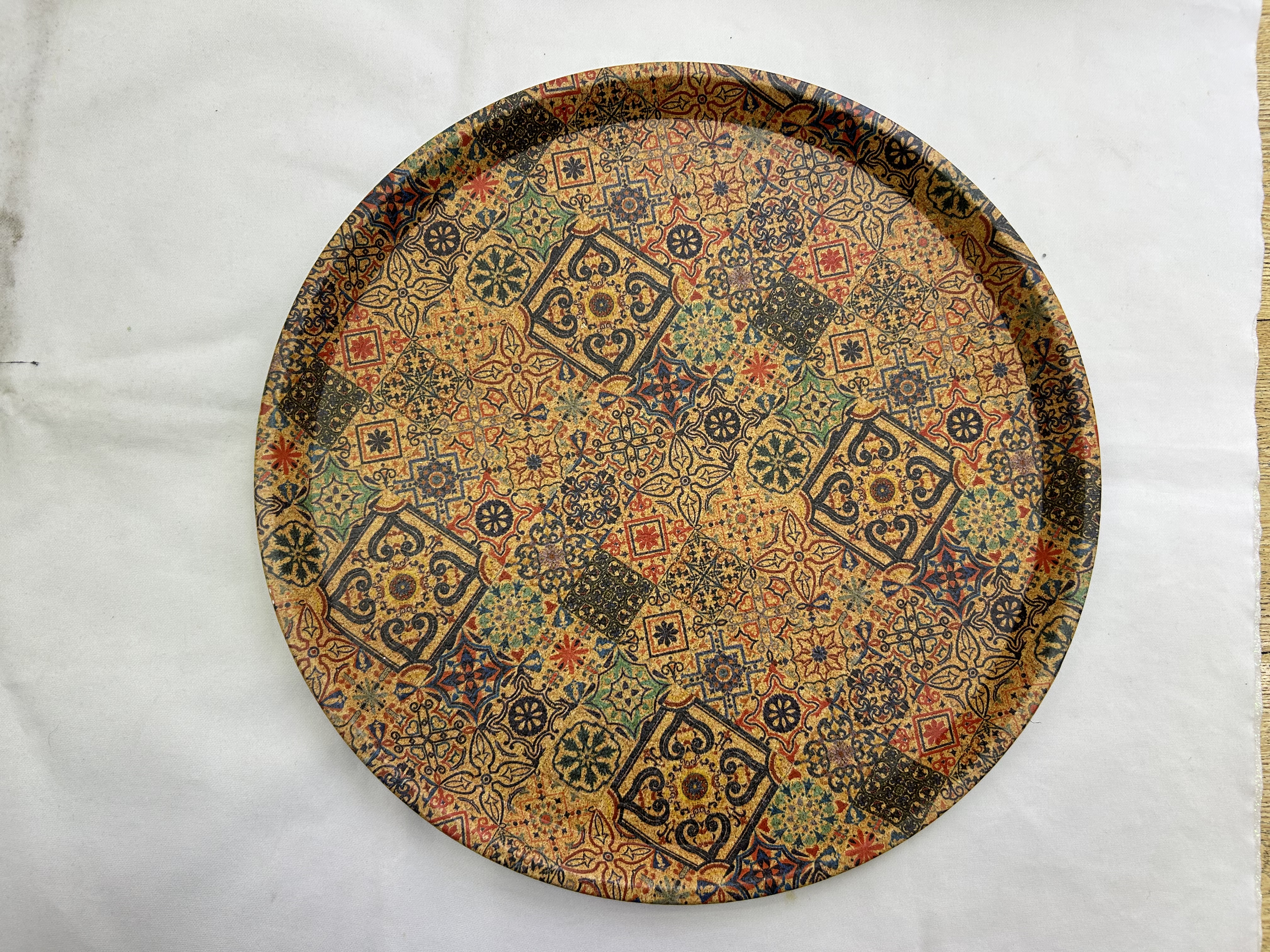 餐厅盘品质好产品好新款北欧风贴皮盘子高档西餐厅牛排盘白底实物图