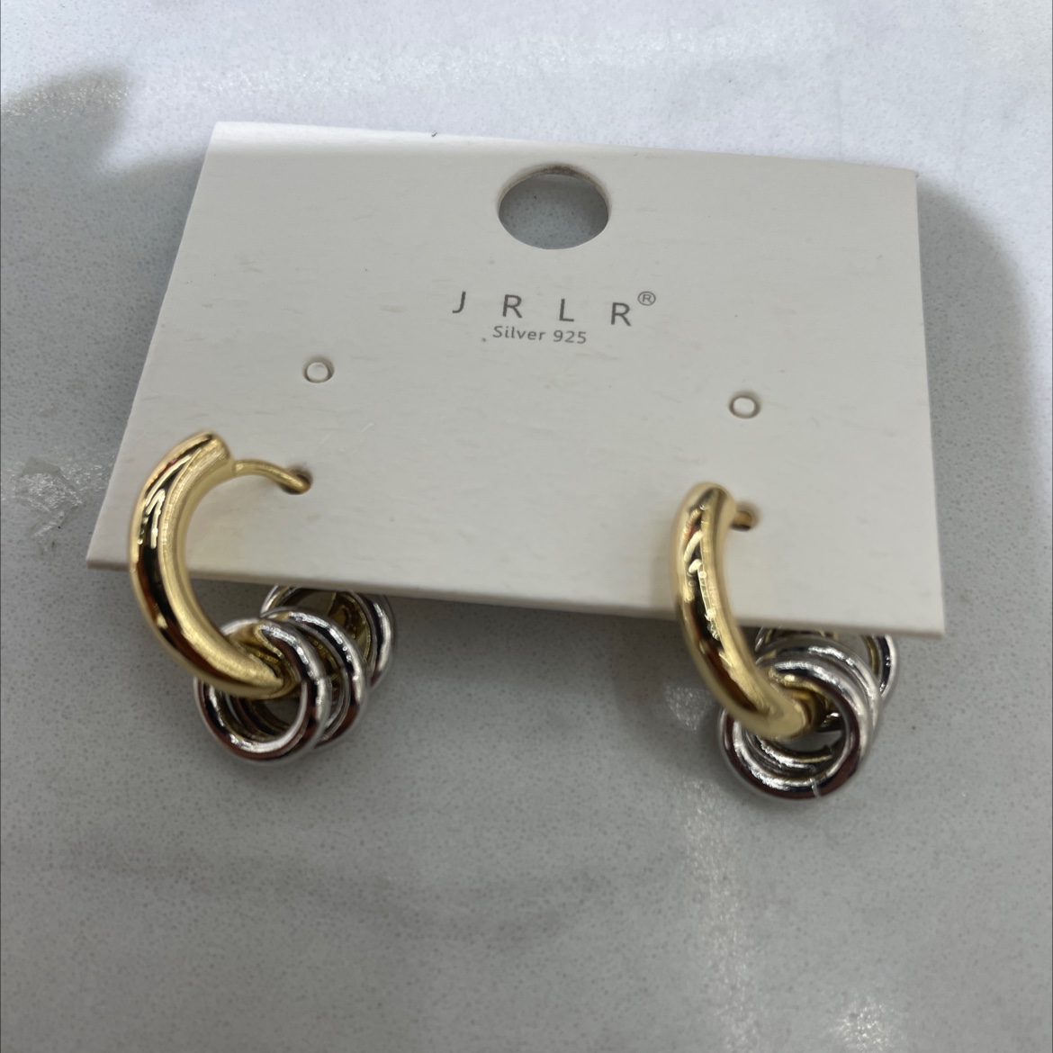 韩版时尚耳环双色搭配耳饰专场 玻璃耳环独特设计 高档饰品耳夹 美丽耳环轻松装点你的美饰品耳环耳饰