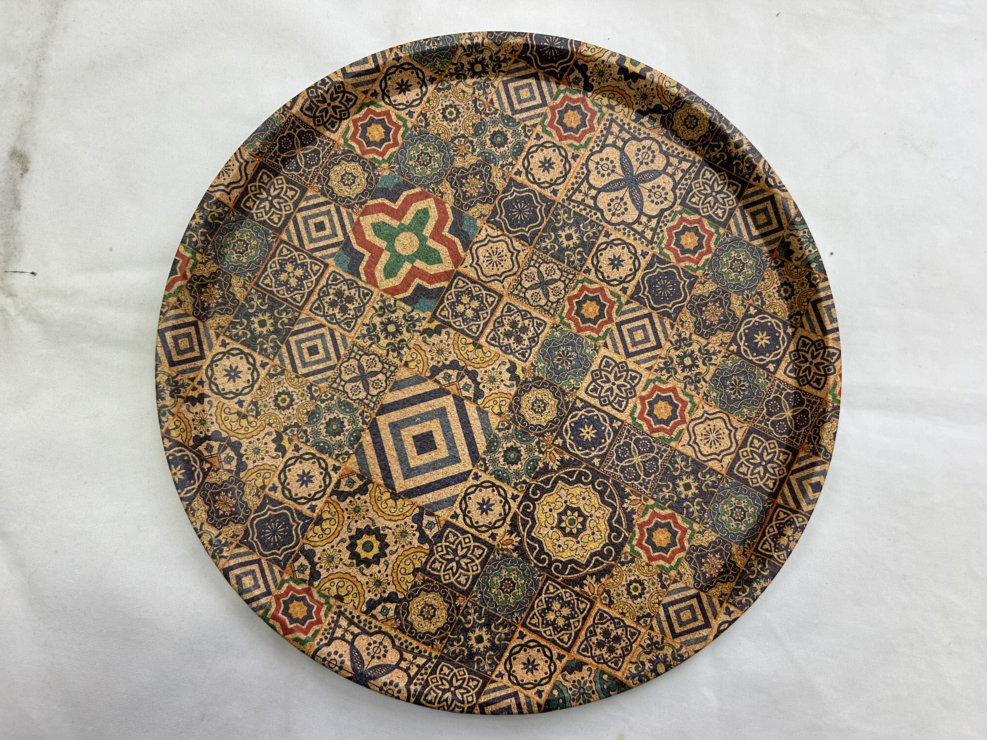 餐厅盘品质好产品好新款北欧风贴皮盘子高档西餐厅牛排盘细节图