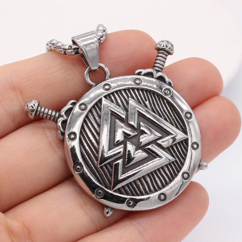 2024热卖生命树吊坠 不锈钢生命树男士吊坠 男士女士吊坠 电商爆款项链详情图3