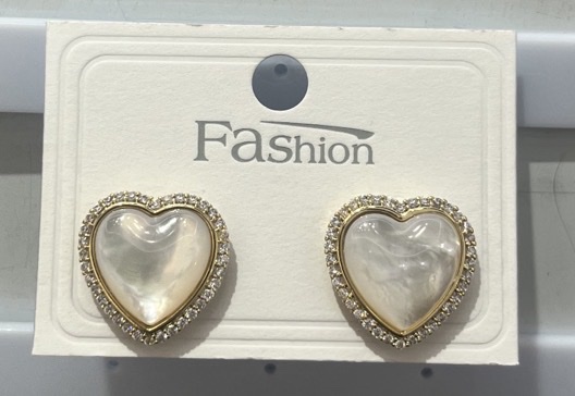 玻璃耳环饰品 独特设计耳饰 轻盈舒适耳夹 时尚潮流女士