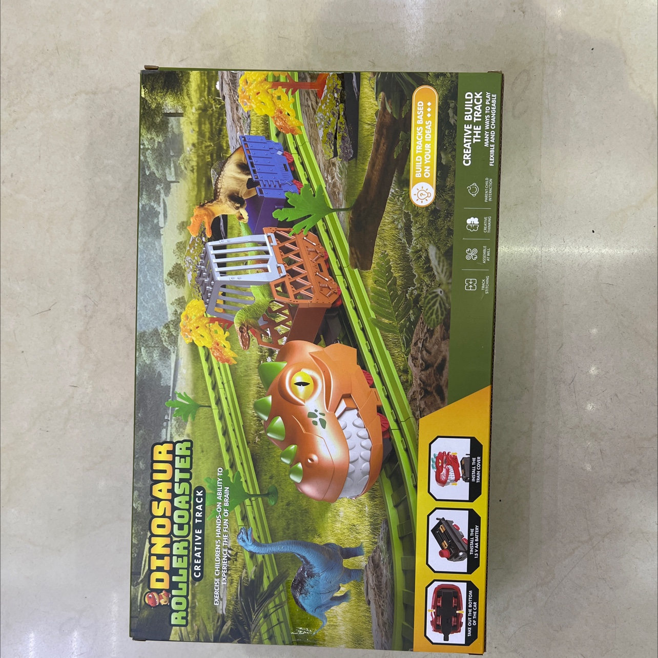 金鹏儿童玩具机甲霸王龙百变轨道模型恐龙LH8868-1细节图