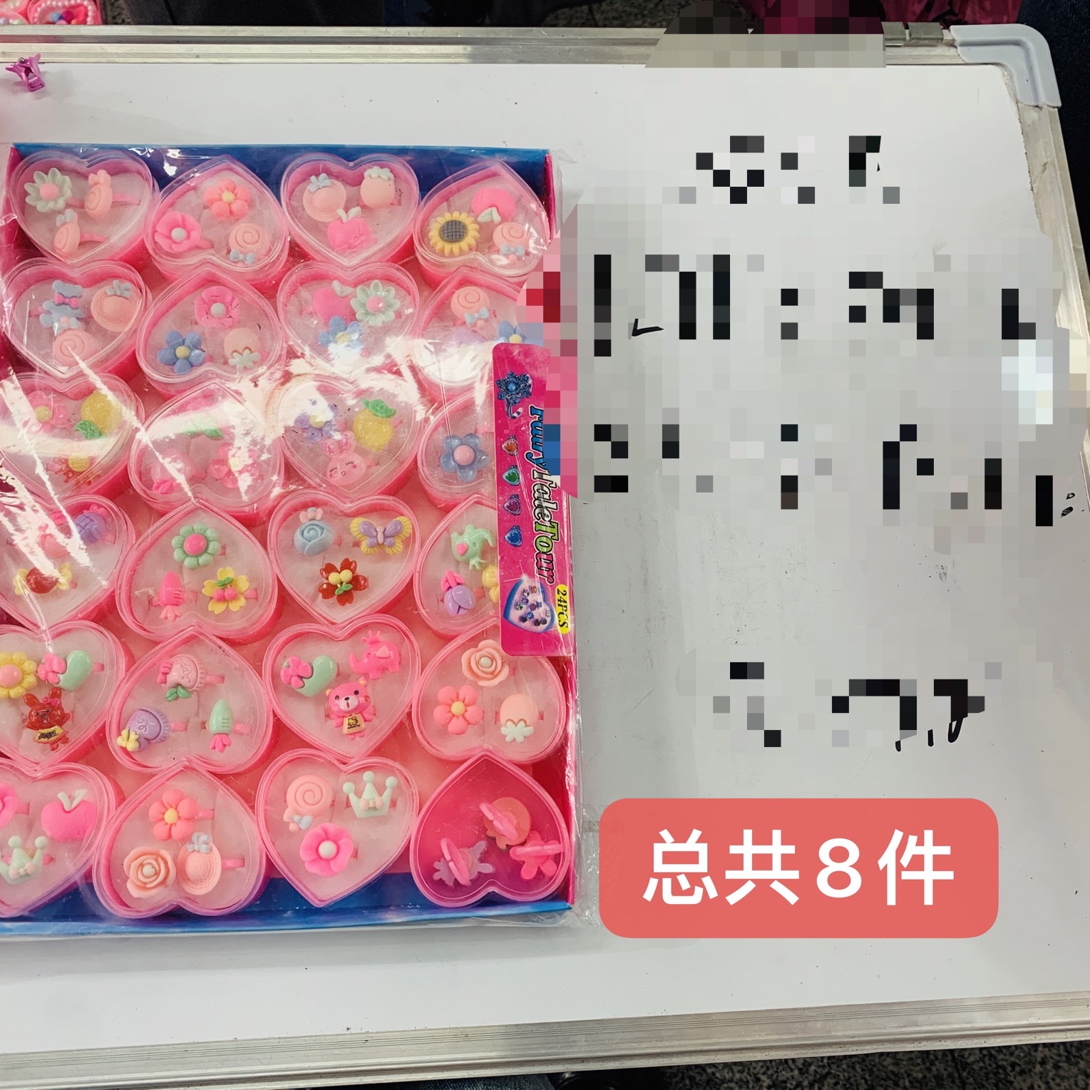 2022新款儿童发夹 夏季可爱设计 假发发箍元素融入 儿童假发造型发夹 时尚可爱儿童发饰戒指