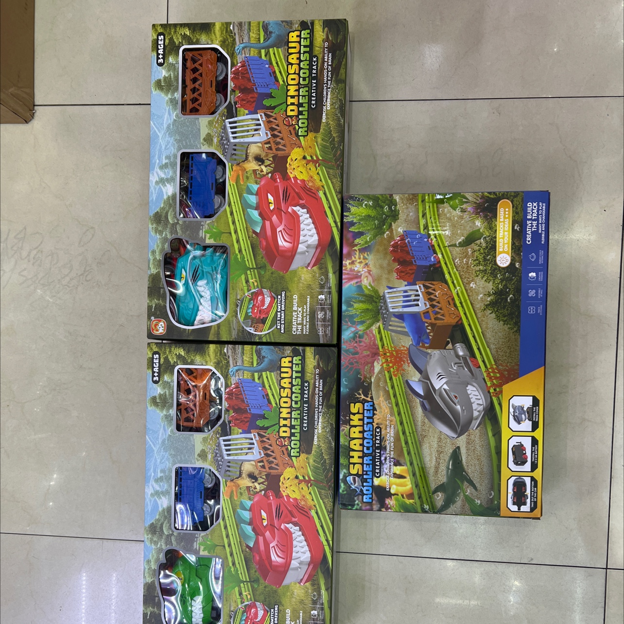 金鹏儿童玩具机甲霸王龙百变轨道模型恐龙LH8868-1详情图2