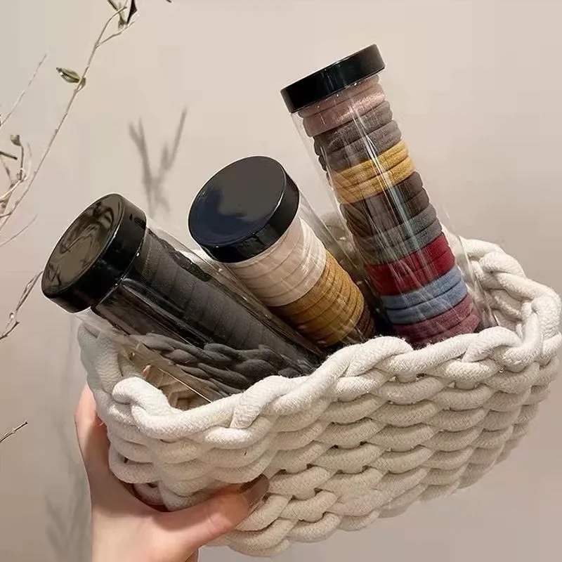 High-elasticity seamless hair tie, simple adult hair band, women's hair tie, women's hair tie, ponytail hair tie, accessories, headwear, hair tie Application Scenario