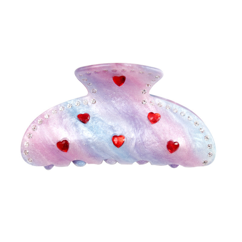 Baoguang Hair Clip, heart-shaped hair clip, Hair accessory, Hair pin, Creative jewelry, Hair accessory detail image 5