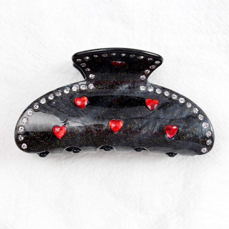 Baoguang Hair Clip, heart-shaped hair clip, Hair accessory, Hair pin, Creative jewelry, Hair accessory detail image 9