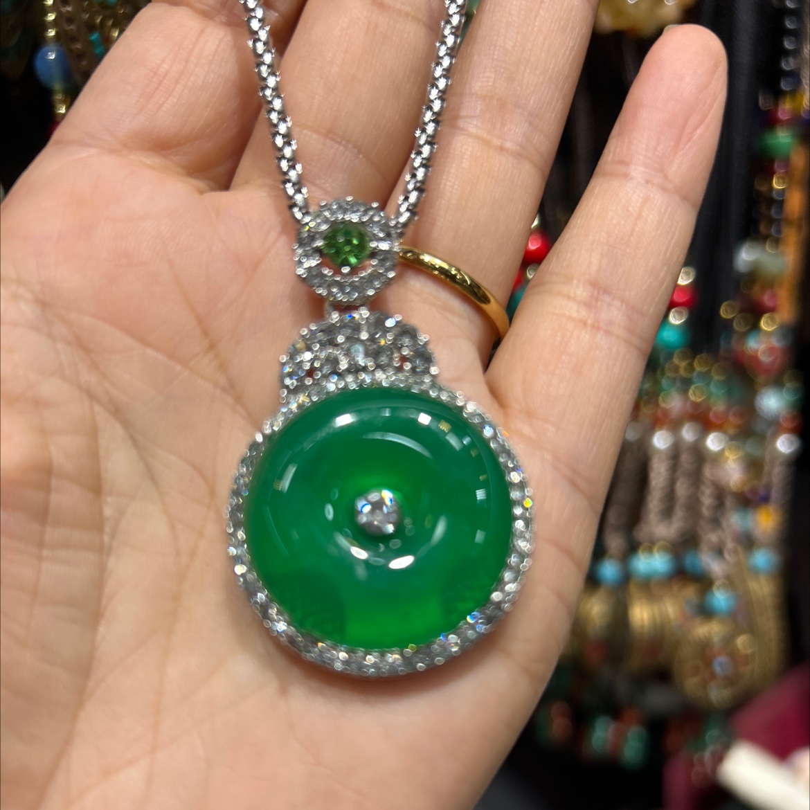 长款项链实物图