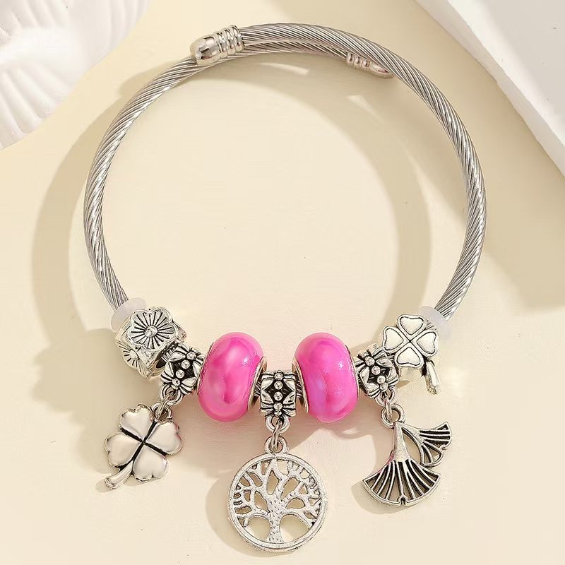 新款中式水晶手链女叠戴手串 高档时尚饰品 精致手工编织手链礼物首饰详情图1