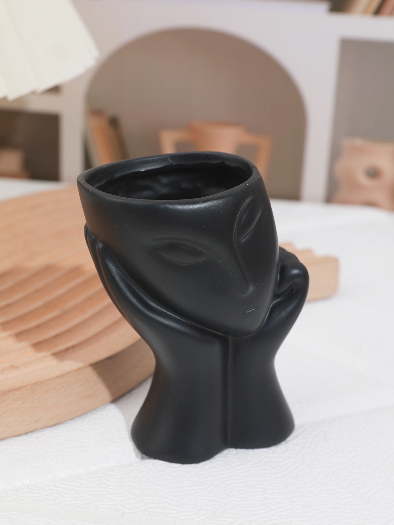 萌粒品牌树脂摆件 工艺品收藏 儿童玩具创意装饰 环保无毒安全材质树脂工艺品花瓶摆件详情图3