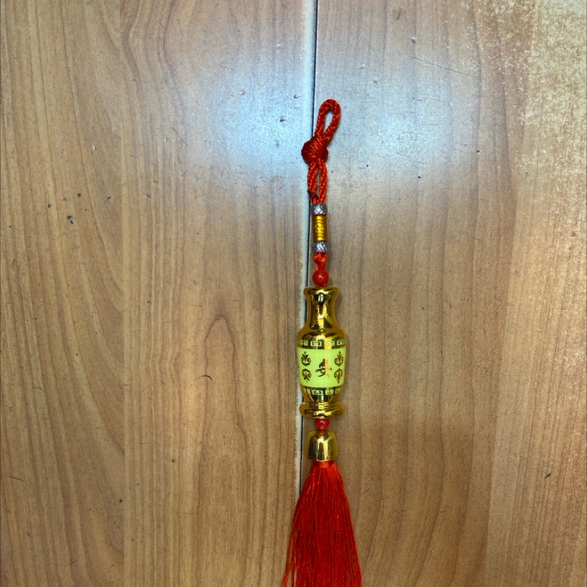 吊坠大号金色彩瓶