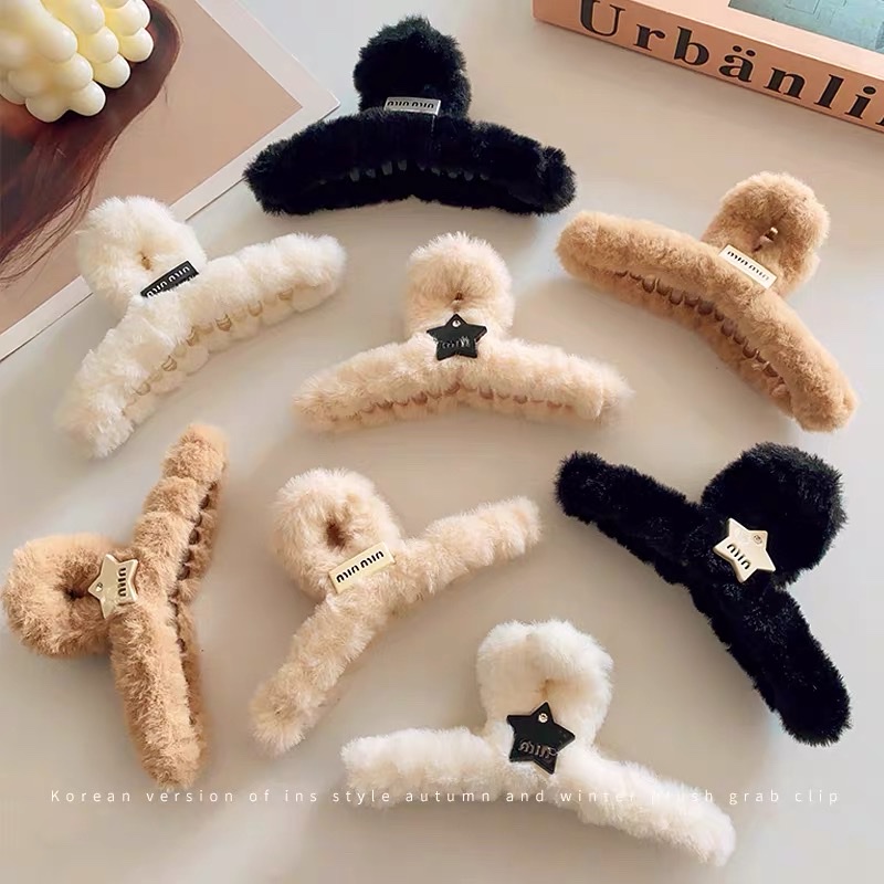 Grabbers, popular accessory grabbers, fashionable accessories, wool grabbers, current style hair bands, women's patchwork Korean style hair bands, women's patchwork Korean style hair bands