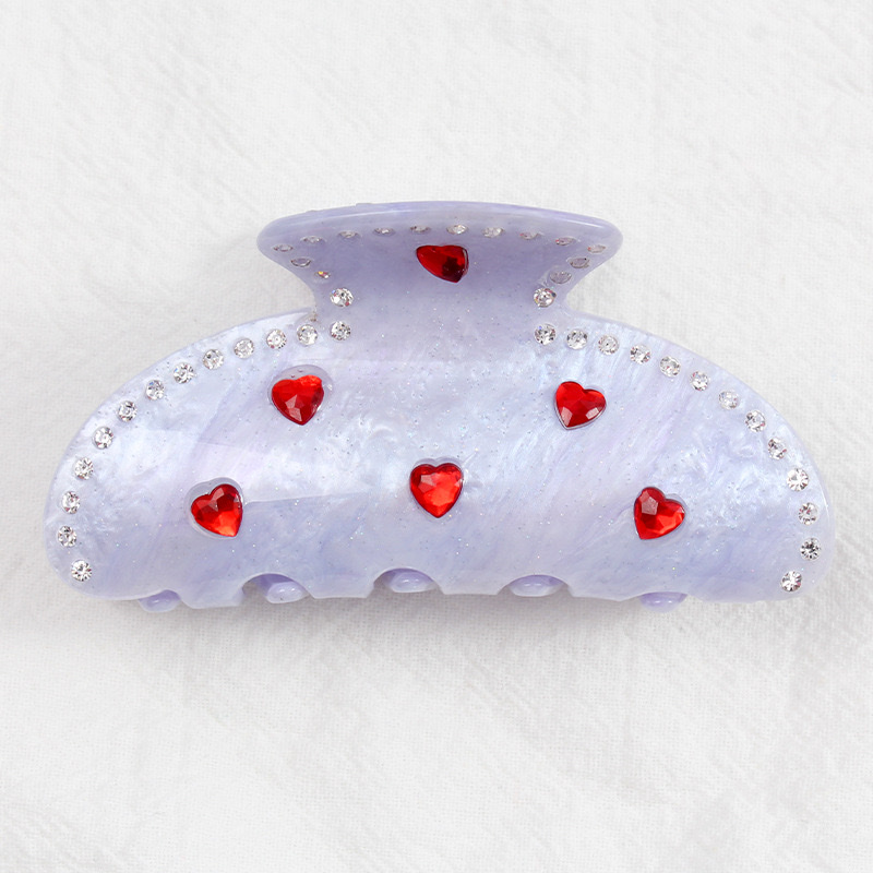 Baoguang Hair Clip, heart-shaped hair clip, Hair accessory, Hair pin, Creative jewelry, Hair accessory detail image 11