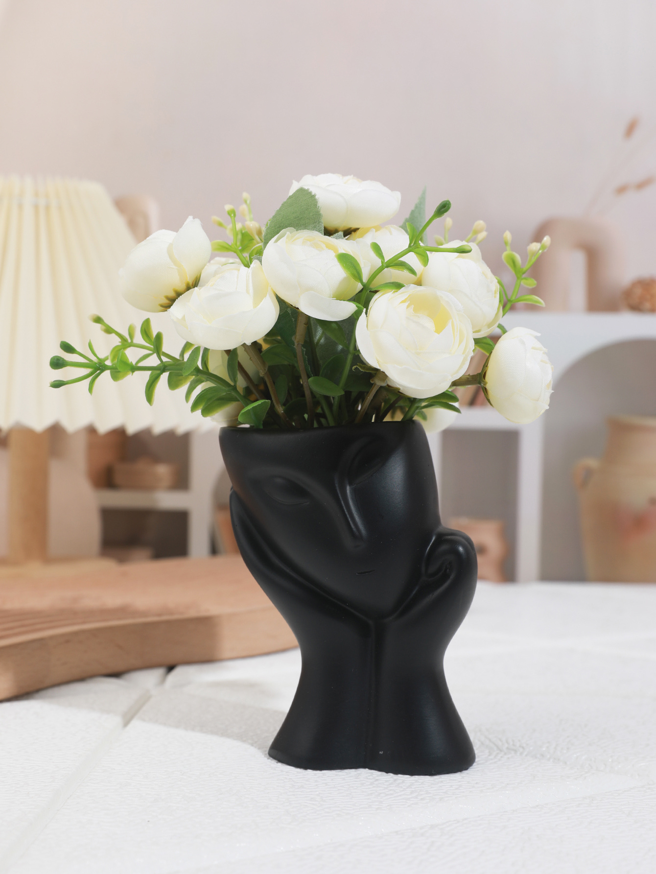 萌粒品牌树脂摆件 工艺品收藏 儿童玩具创意装饰 环保无毒安全材质树脂工艺品花瓶摆件详情图2