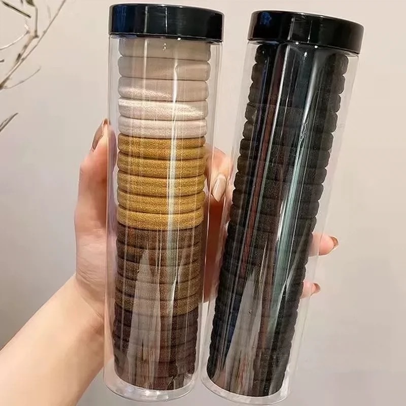 高弹力无接缝发圈头绳女简约成人皮筋绑头发女扎头扎马尾头绳饰品头饰头绳详情图5