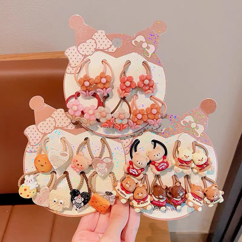 儿童公主发饰对夹可爱小女孩刘海发夹女童碎发卡子侧边夹饰之语饰品7