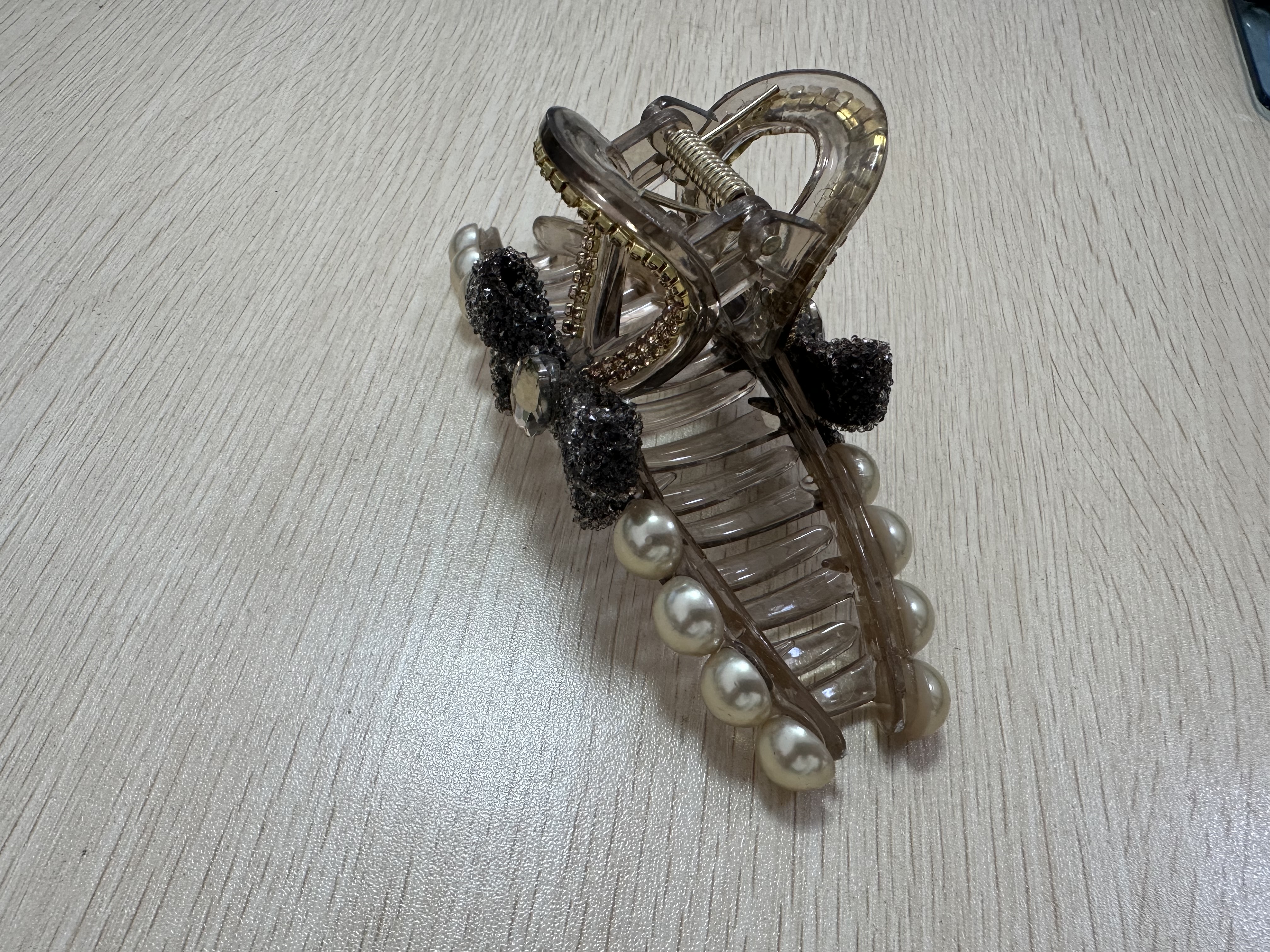 创意饰品精致发夹植绒头饰 女士优雅发卡 韩版时尚发饰 简约大气美发配件发夹细节图