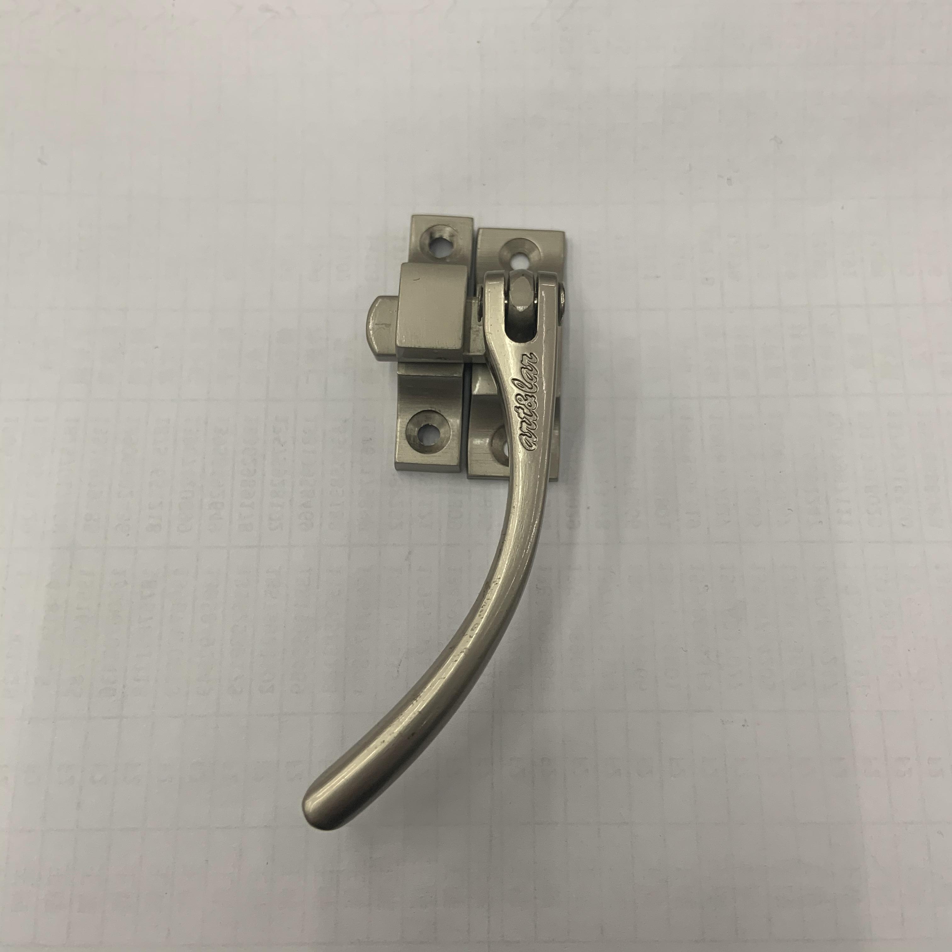 Aluminum alloy door and window handles, casement window handles, curtain wall top-hung window pulls, outward-opening 7-shaped window locks